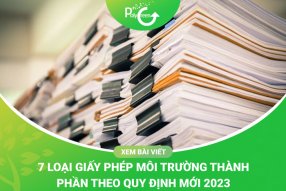 Các Loại Giấy Phép Môi Trường