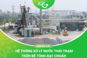 Xử Lý Nước Thải Trạm Trộn Bê Tông