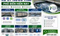 Các công nghệ xử lý nước thải phổ biến
