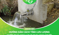 Cách Tính Lưu Lượng Nước Thải Sinh Hoạt