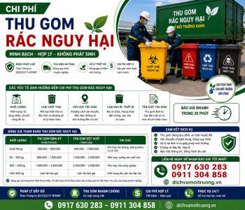 Chi phí thu gom rác nguy hại