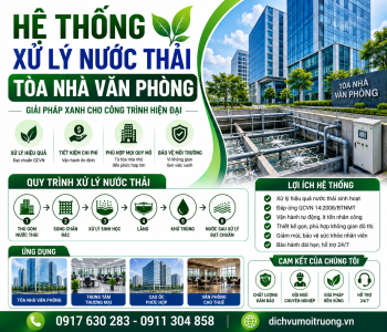 Hệ thống xử lý nước thải tòa nhà văn phòng