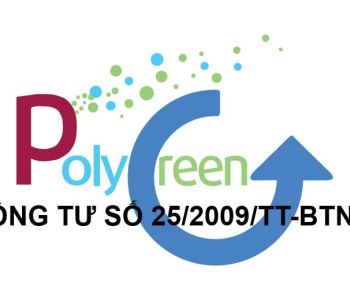 THÔNG TƯ SỐ 25/2009/TT-BTNMT CỦA BỘ TRƯỞNG BỘ TÀI NGUYÊN VÀ MÔI TRƯỜNG BAN HÀNH NGÀY 16/11/2009 QUY ĐỊNH QUY CHUẨN KỸ THUẬT QUỐC GIA VỀ MÔI TRƯỜNG