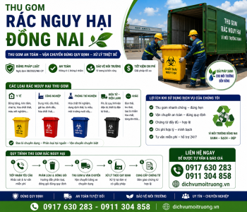 Thu gom rác nguy hại Đồng Nai