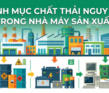 Danh mục chất thải nguy hại thường gặp trong nhà máy sản xuất