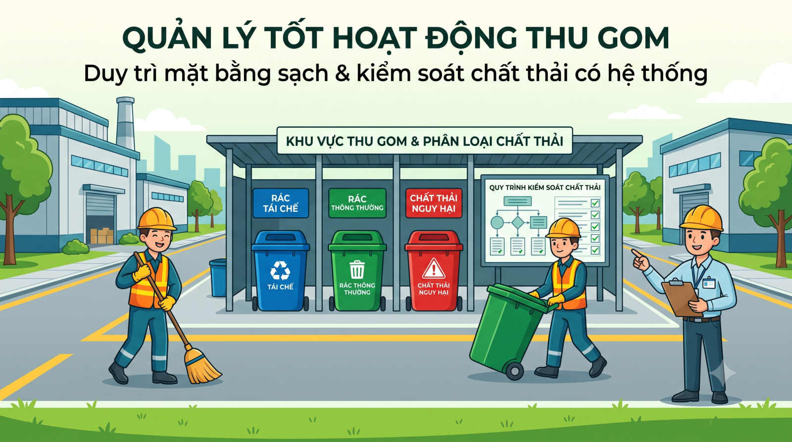 Cập nhật Luật Bảo vệ Môi trường 2026 về thu gom chất thải công nghiệp