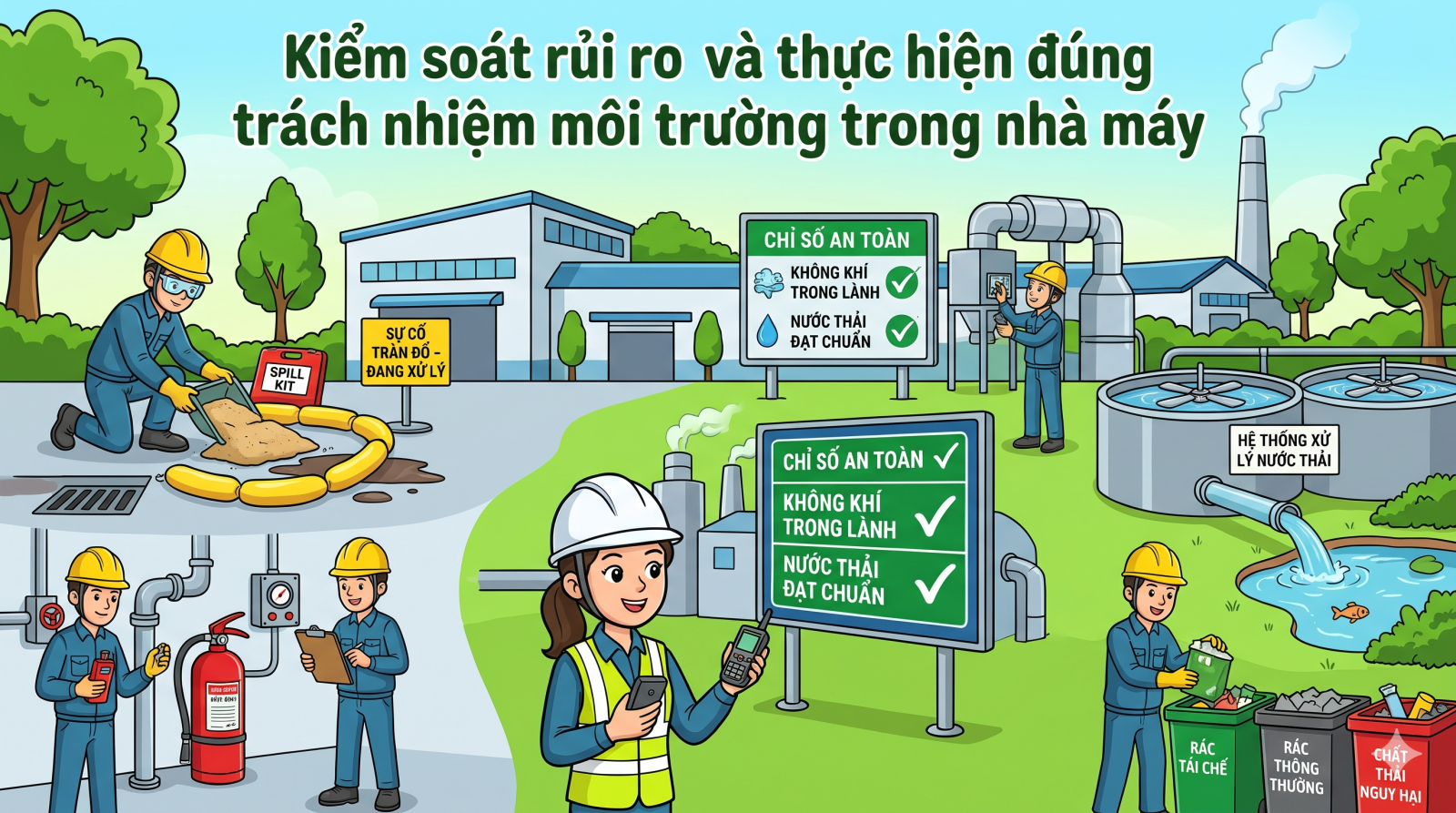 Trách nhiệm pháp lý của nhà máy đối với chất thải nguy hại phát sinh và giải pháp phòng ngừa