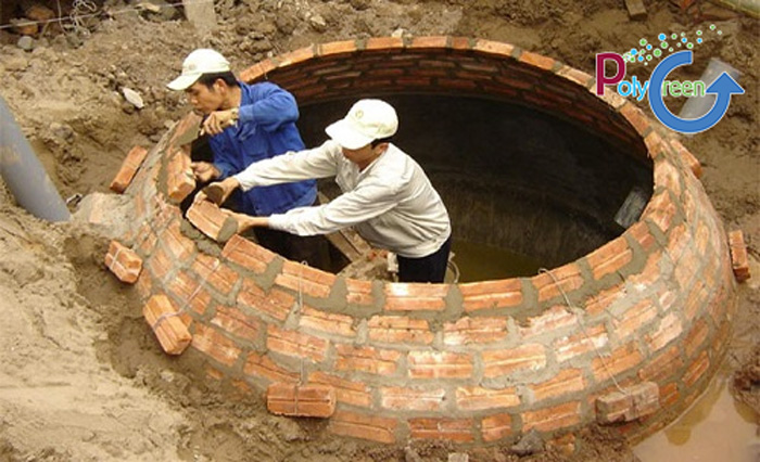 Xây dựng hầm biogas bằng gạch