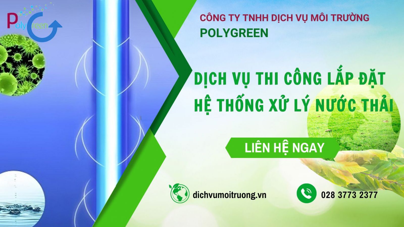 Polygreen - đơn vị tư vấn môi trường và thi công xử lý nước thải đạt chuẩn